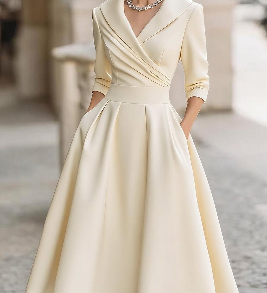 Lea™ - Elegantní midi šaty