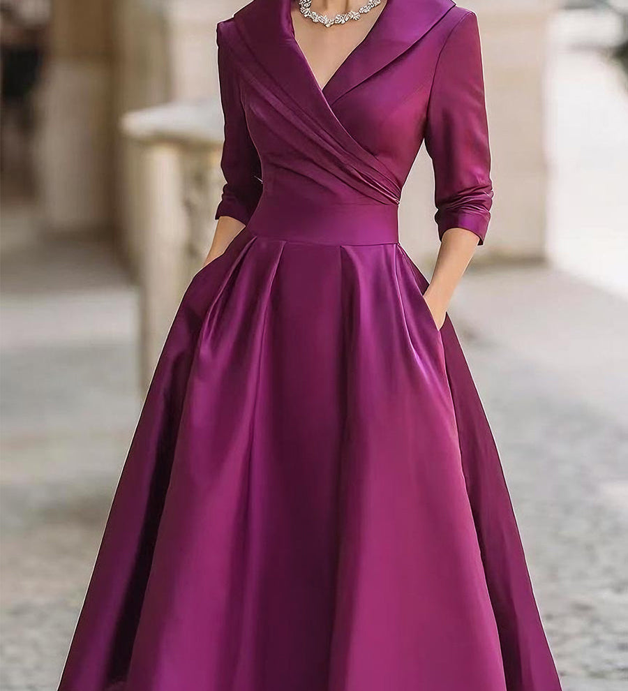 Lea™ - Elegantní midi šaty