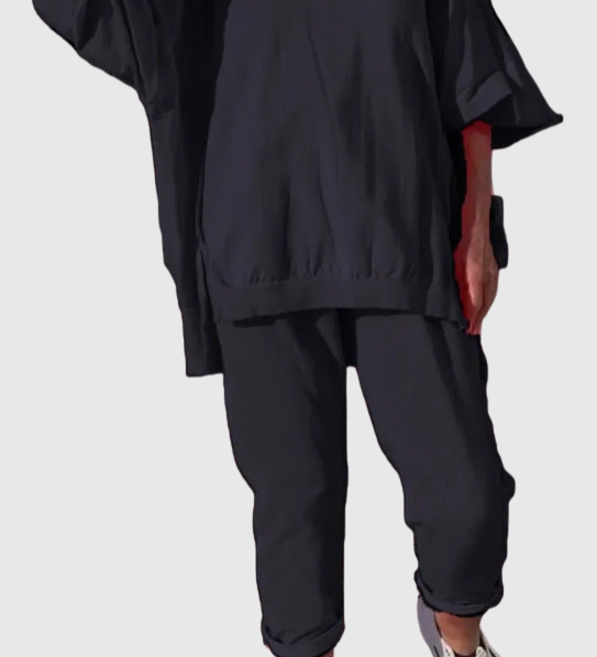 Frieda | Loungewear set s pulovrem a zkrácenými kalhotami